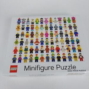 Lego LEGO Minifigure Puzzle (1000 piece) 25in.Wx20in.H‎ Chronicle Books